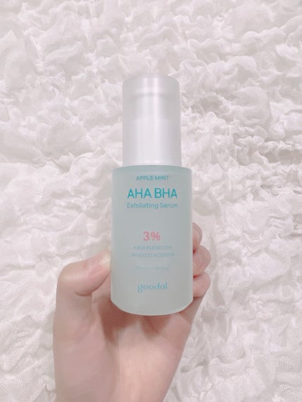 アップルミント AHA・BHA 3%セラム/goodal/美容液を使ったクチコミ(4枚目)
