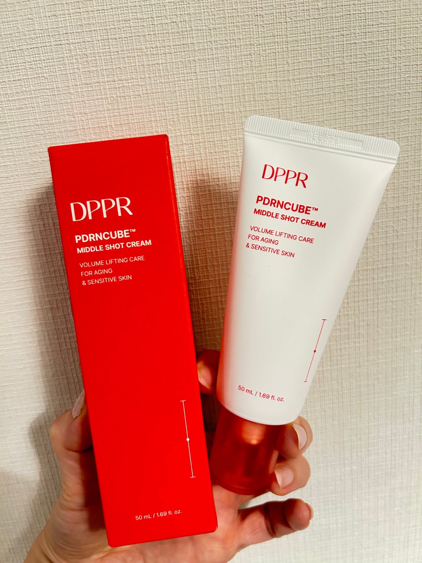 DPPR PDRN CUBE ミドルショットクリーム/DPPR/フェイスクリームを使ったクチコミ(1枚目)