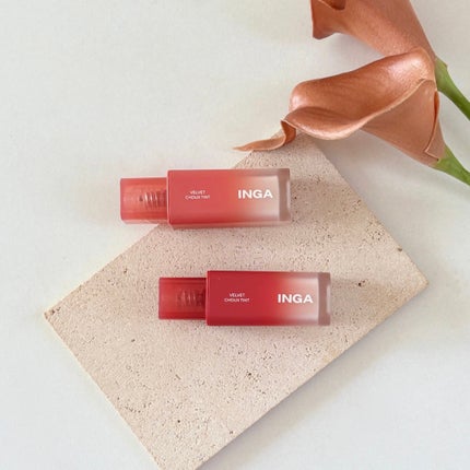 ベルベットシューティント/INGA/リップティントを使ったクチコミ(2枚目)