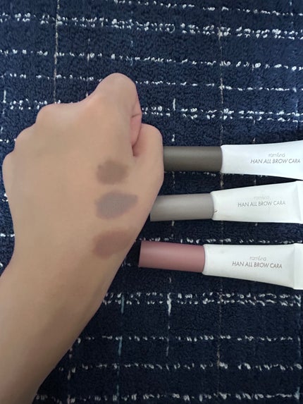 ハンオールブロウカラ/rom&nd/眉マスカラを使ったクチコミ(3枚目)