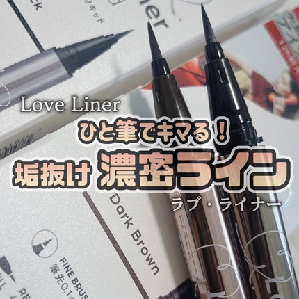 リキッドアイライナーR5/ラブ・ライナー/リキッドアイライナーを使ったクチコミ(1枚目)