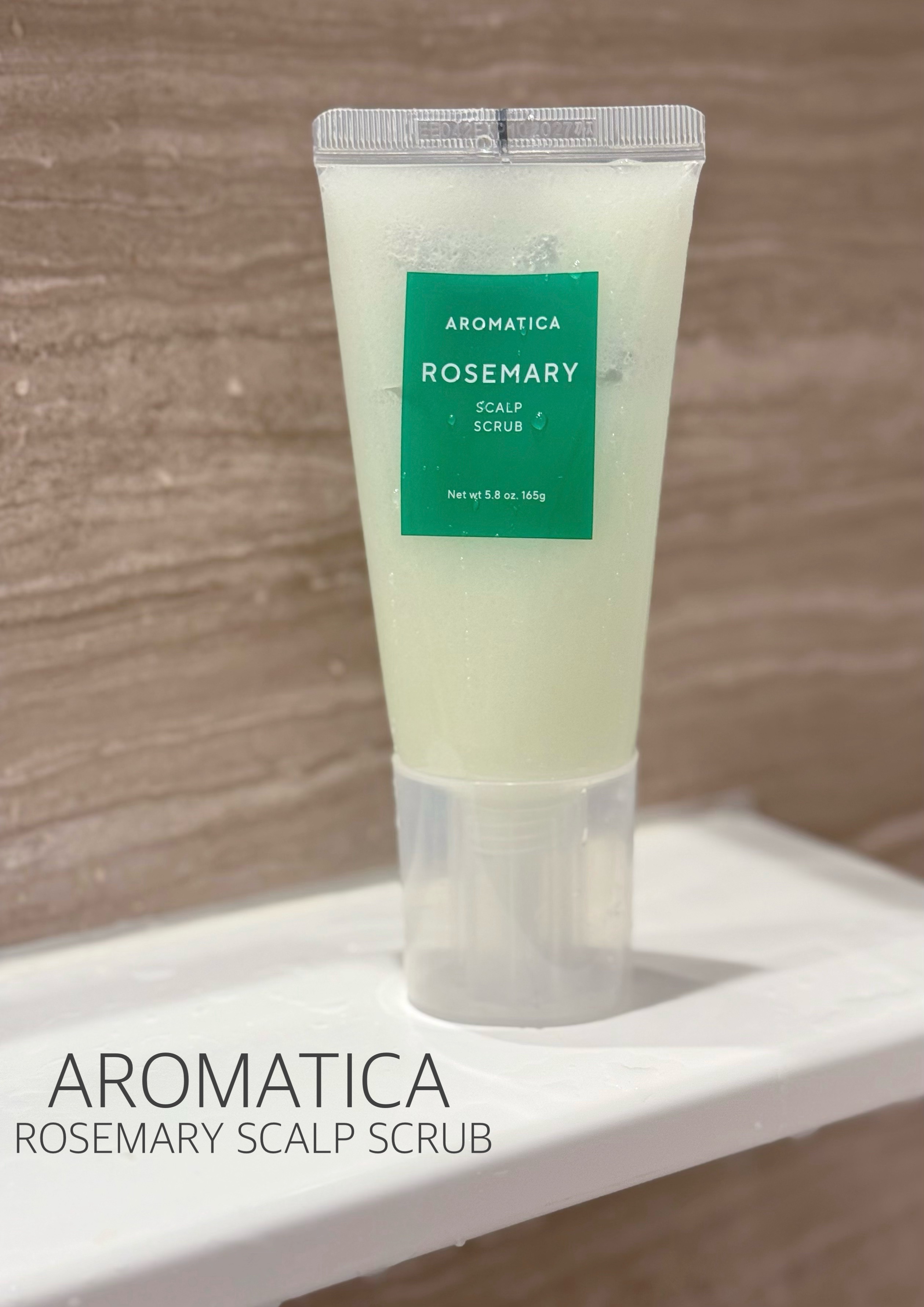 ローズマリー スカルプ スクラブ/AROMATICA/ヘッドスクラブを使ったクチコミ（1枚目）