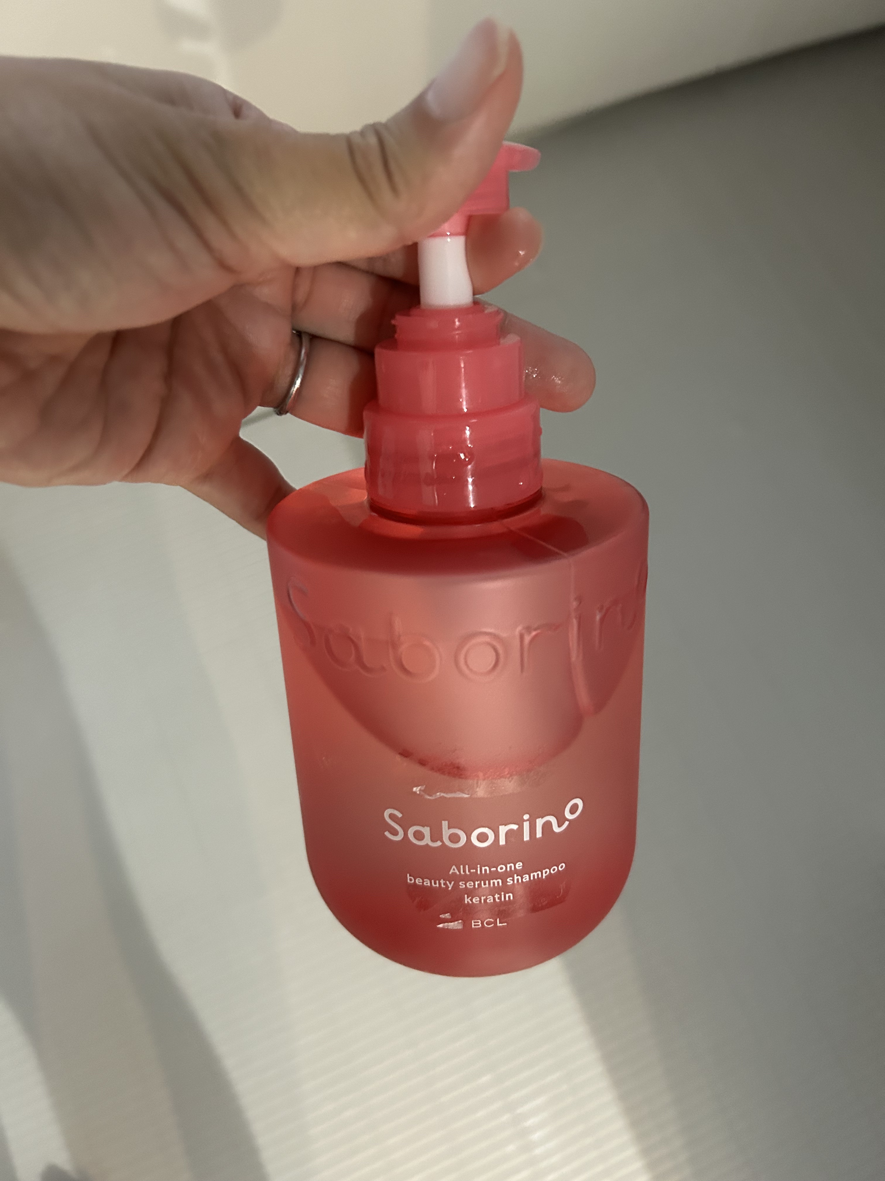 サボリーノ　オールインワン美容液シャンプー K 390ｍL/サボリーノ/市販シャンプーを使ったクチコミ（1枚目）
