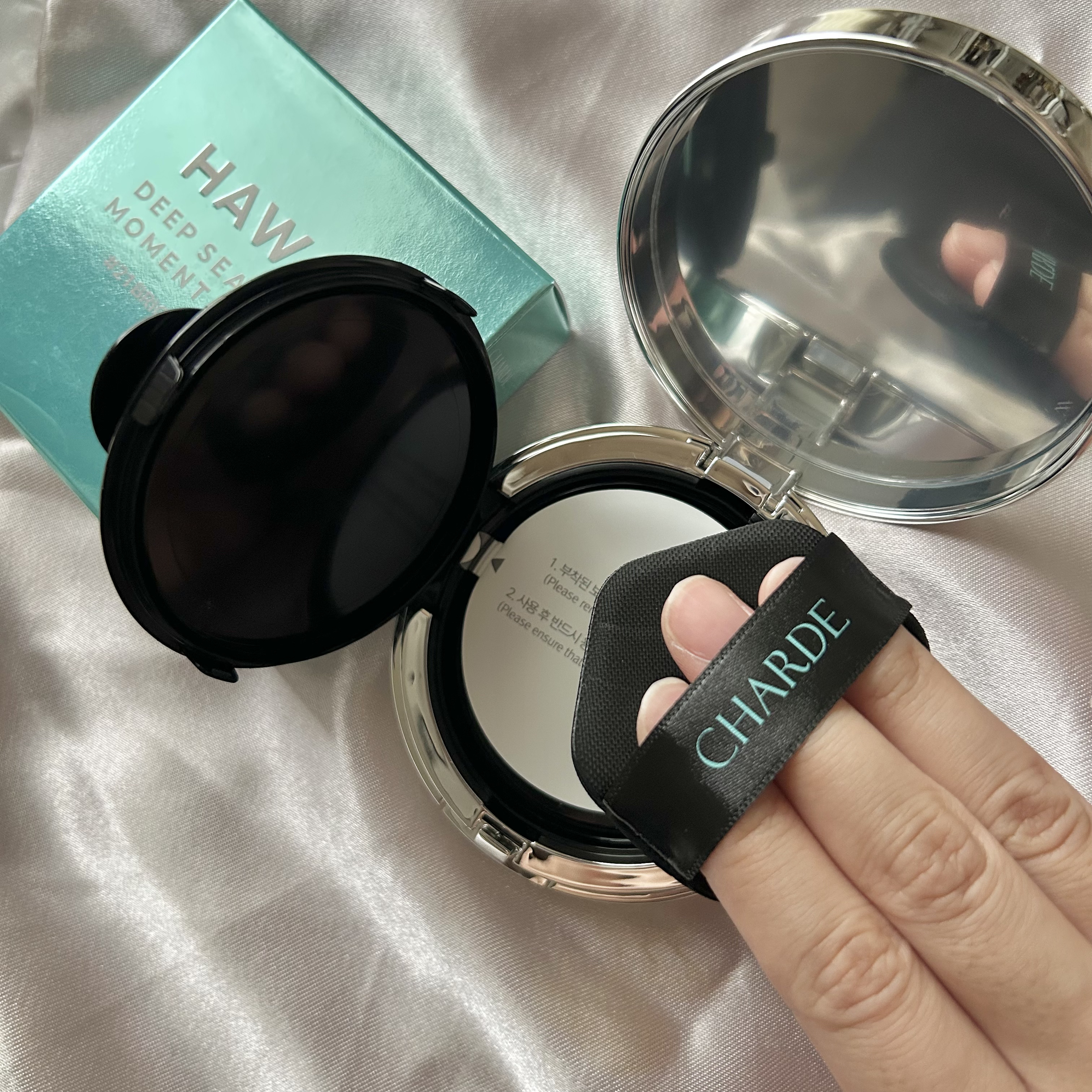 瞬間クッションファンデーション/CHARDE/クッションファンデーションを使ったクチコミ（2枚目）