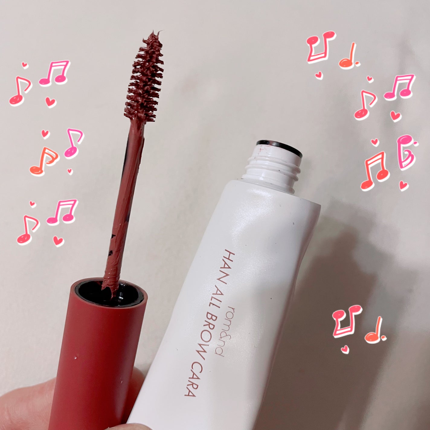 ハンオールブロウカラ/rom&nd/眉マスカラを使ったクチコミ(1枚目)