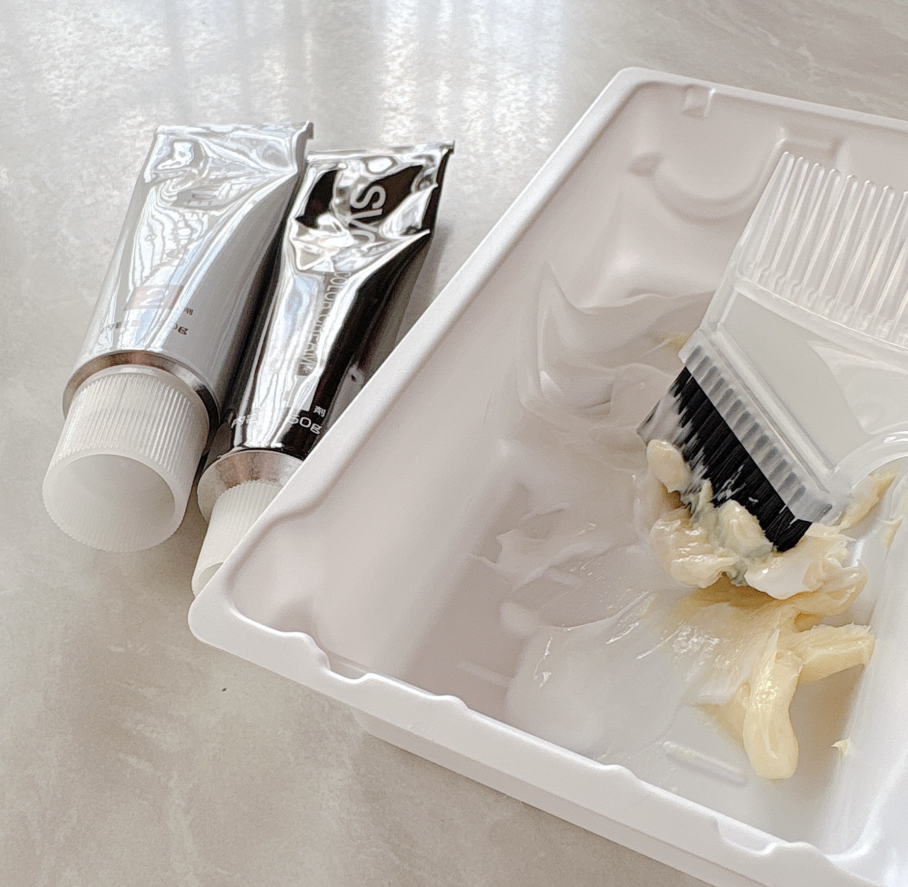 クレイクリーム/サイオス/ヘアカラーを使ったクチコミ（3枚目）