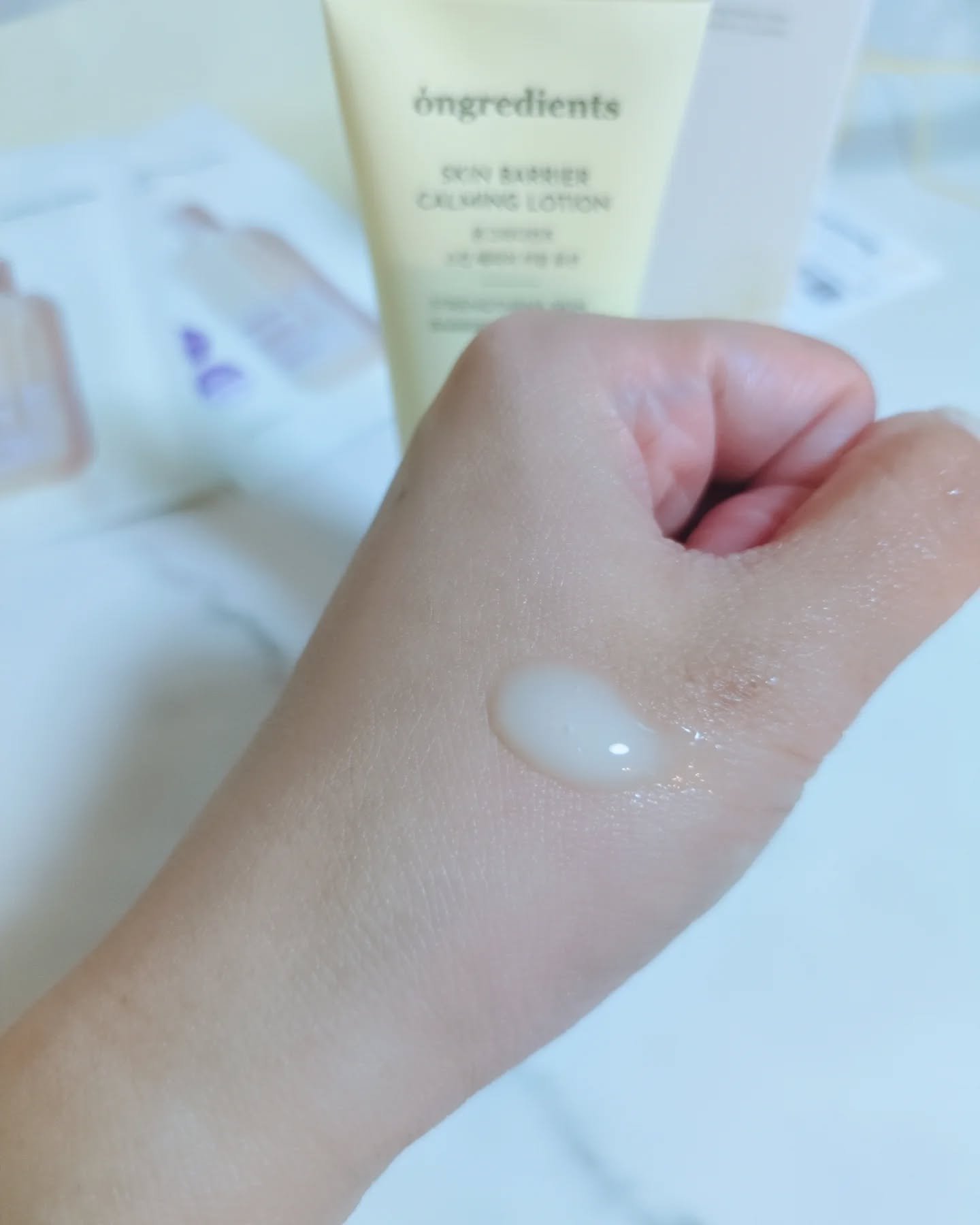Skin Barrier Calming Lotion/Ongredients/乳液を使ったクチコミ（3枚目）