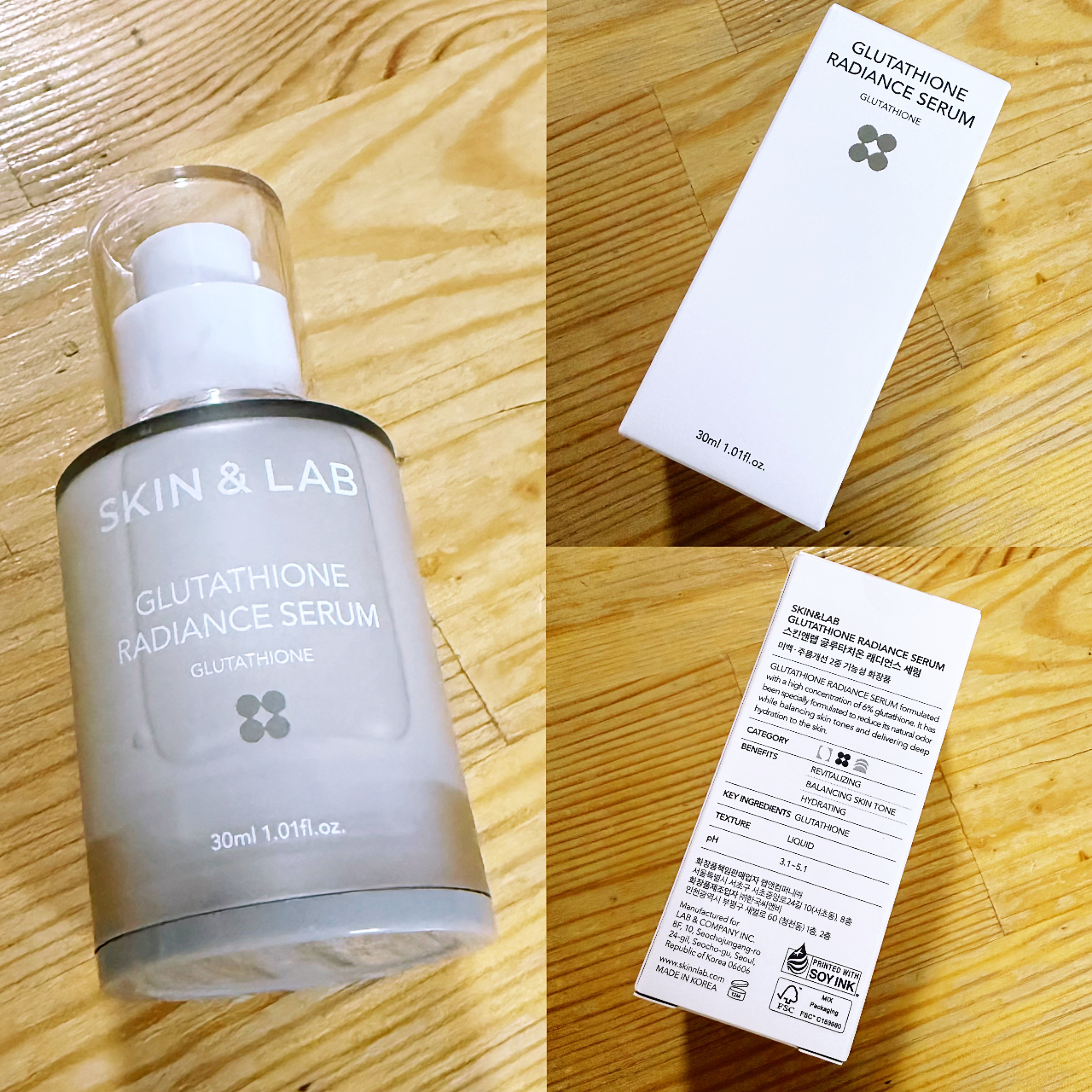 グルタチオンラディアンスセラム/SKIN&LAB/美容液を使ったクチコミ（2枚目）