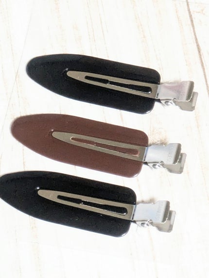 跡が付かない前髪クリップ/マペペ/ヘアアクセサリーを使ったクチコミ(4枚目)