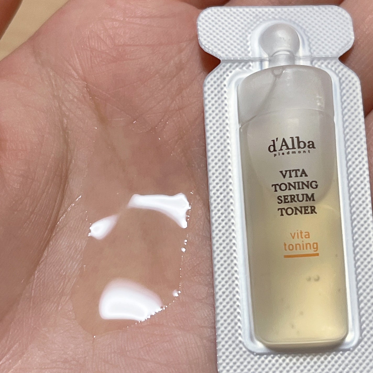 ビタトーニングセラムトナー/ダルバ/化粧水を使ったクチコミ(2枚目)
