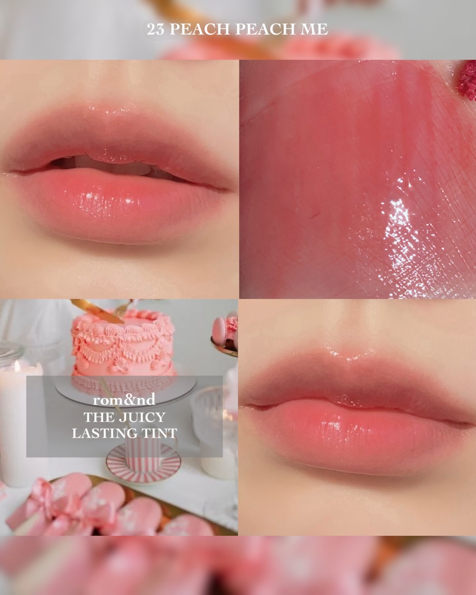 ザ ジューシーラスティングティント/rom&nd/リップティントを使ったクチコミ（2枚目）