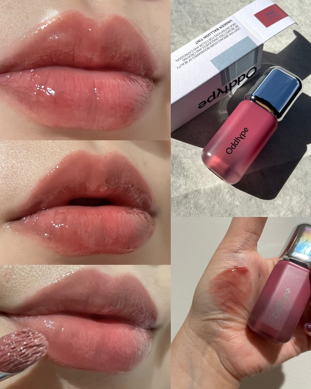 アンシーン バルーンティント 877 リズ/Oddtype/リップティントを使ったクチコミ（2枚目）