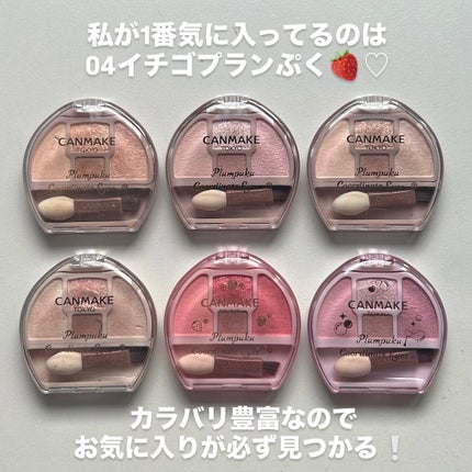 プランぷくコーデアイズ/キャンメイク/パウダーアイシャドウを使ったクチコミ(9枚目)