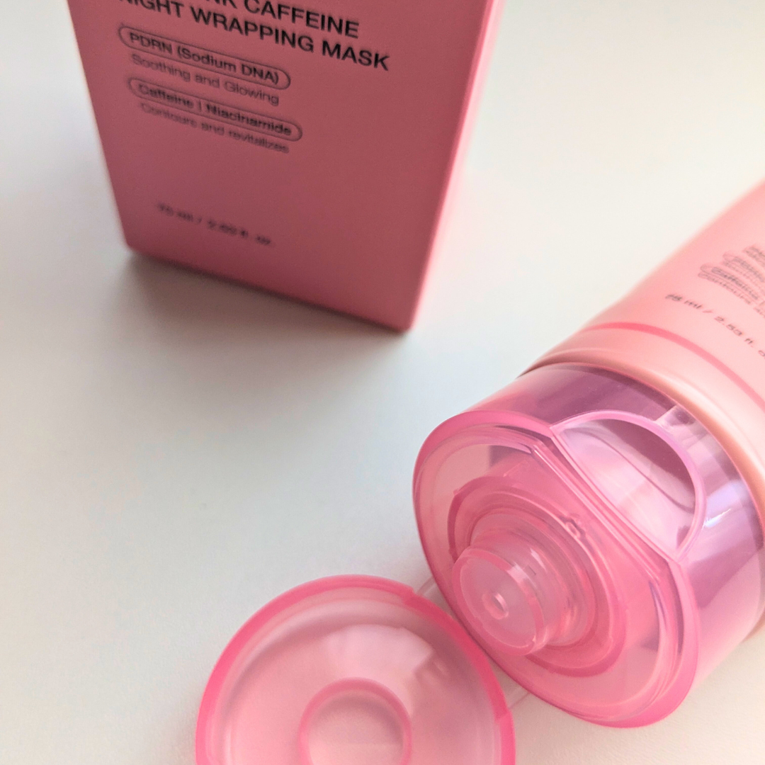 PDRNピンクカフェインナイトラッピングマスク/MEDICUBE/洗い流すパック・マスクを使ったクチコミ（2枚目）