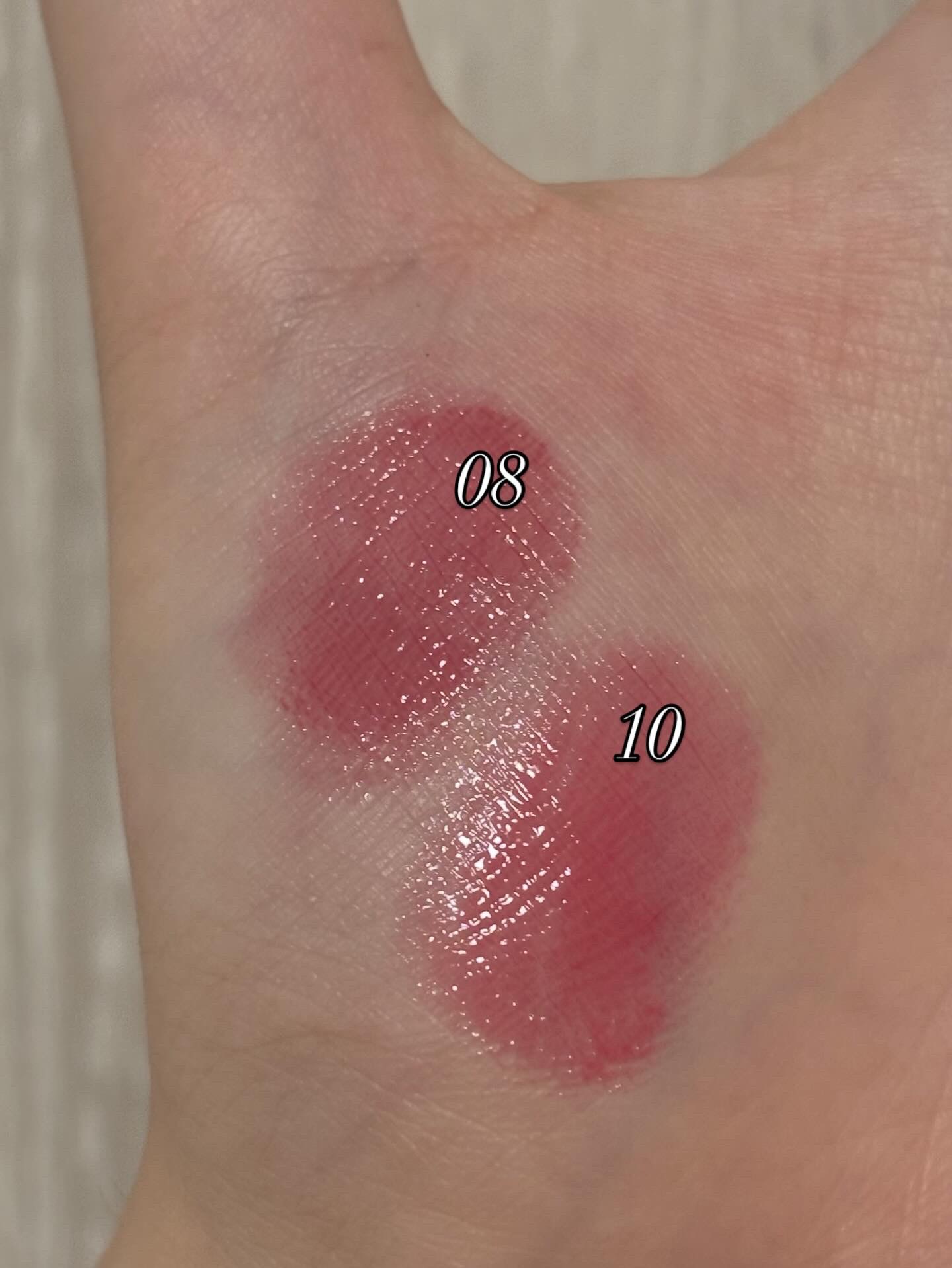 MELTING FIT SHINE BALM/Lummir/口紅を使ったクチコミ（2枚目）