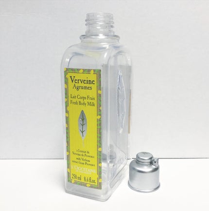 L'OCCITANE シトラスヴァーベナ アイスボディミルクのクチコミ「.
#ロクシタン
ヴァーベナ ボディミルク
#使い切りレビュー
◎万人受けする香り
◎使い心.....」(1枚目)