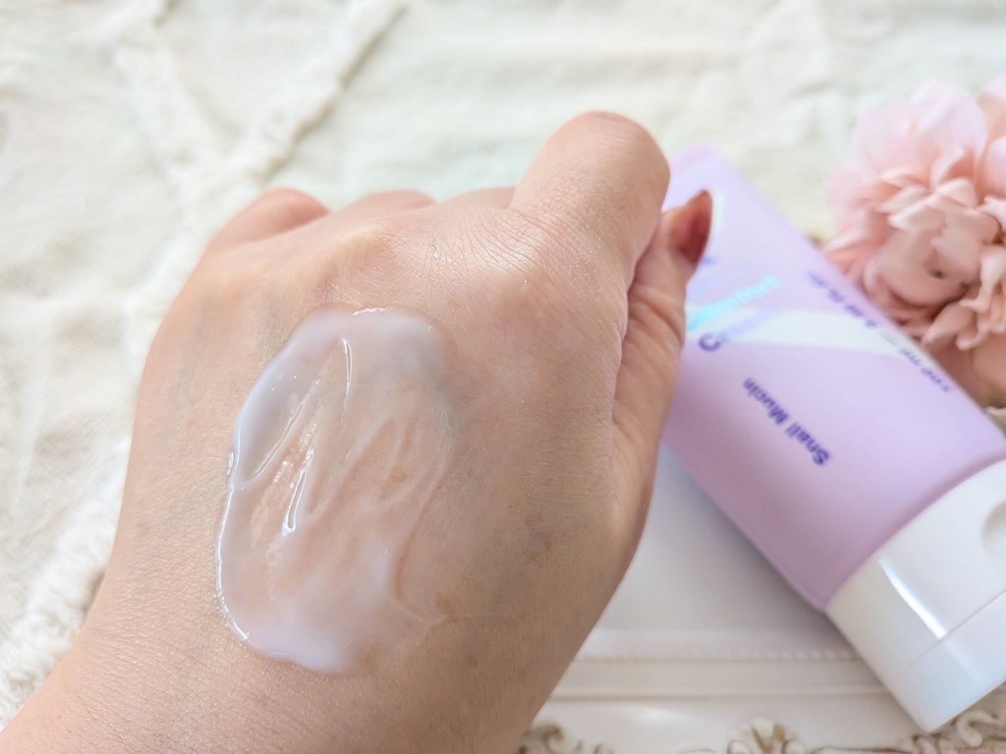 Snail&Azlene カームフォートクリーム/TIAM/フェイスクリームを使ったクチコミ(6枚目)