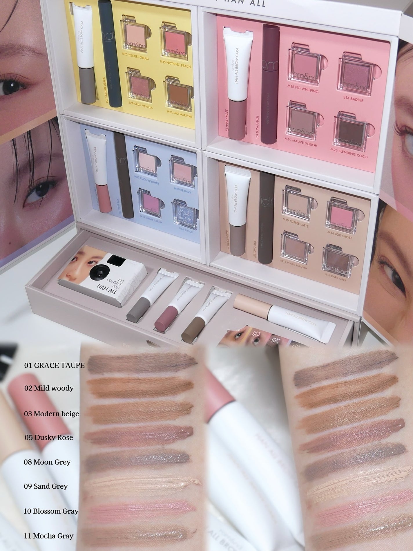 ハンオールブロウカラ/rom&nd/眉マスカラを使ったクチコミ(2枚目)