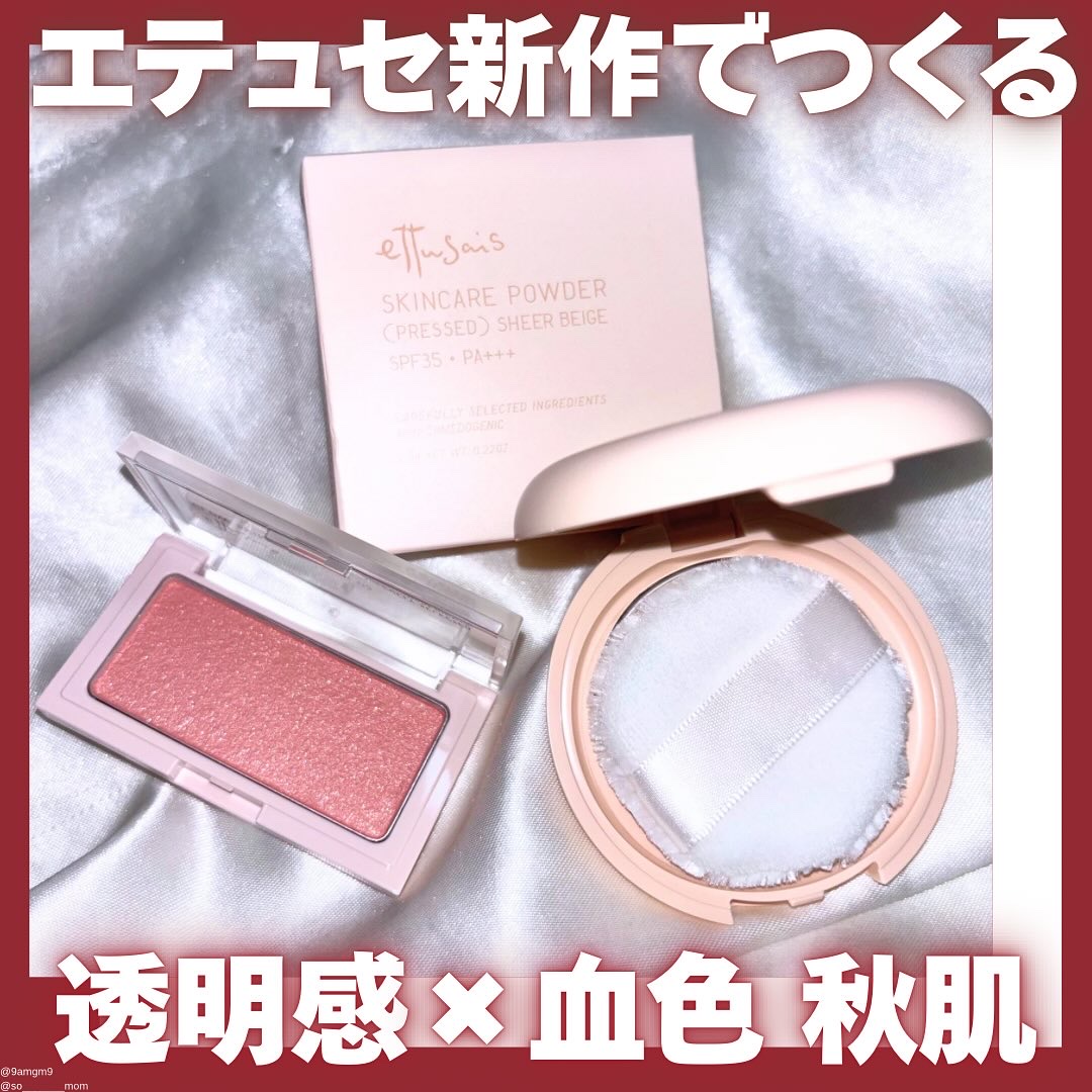 エテュセ スキンケアパウダー (プレスト)/ettusais/プレストパウダーを使ったクチコミ（1枚目）