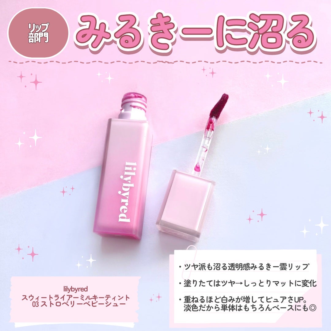 ビーマイスウィートデザートハウスパレット/Milk Touch/アイシャドウパレットを使ったクチコミ(8枚目)