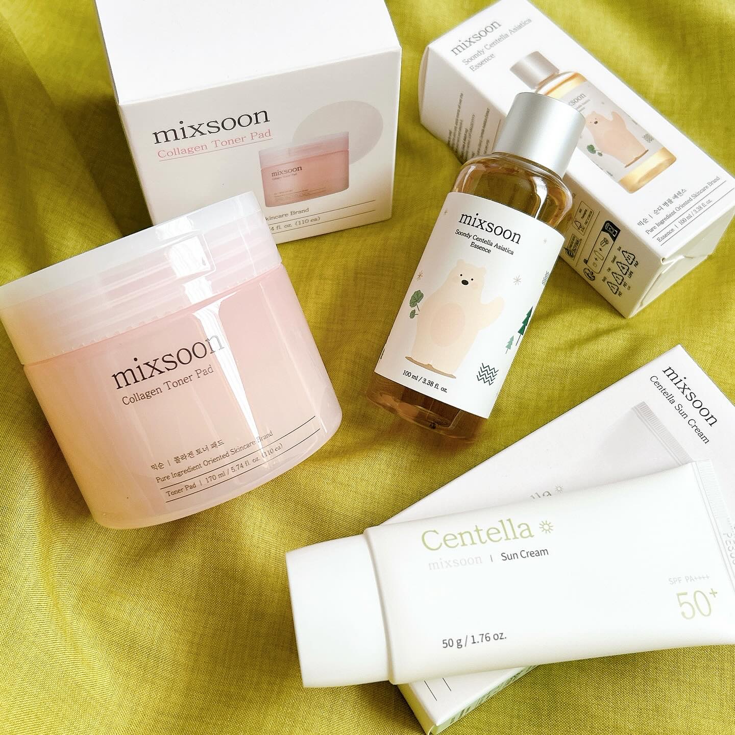 コラーゲントナーパッド/mixsoon/トナーパッドを使ったクチコミ（1枚目）