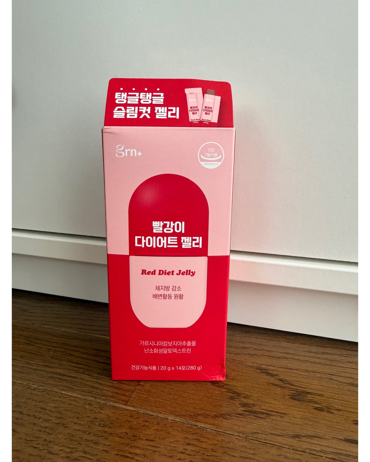 レッドダイエットゼリー/grn+/ボディサプリメントを使ったクチコミ(1枚目)