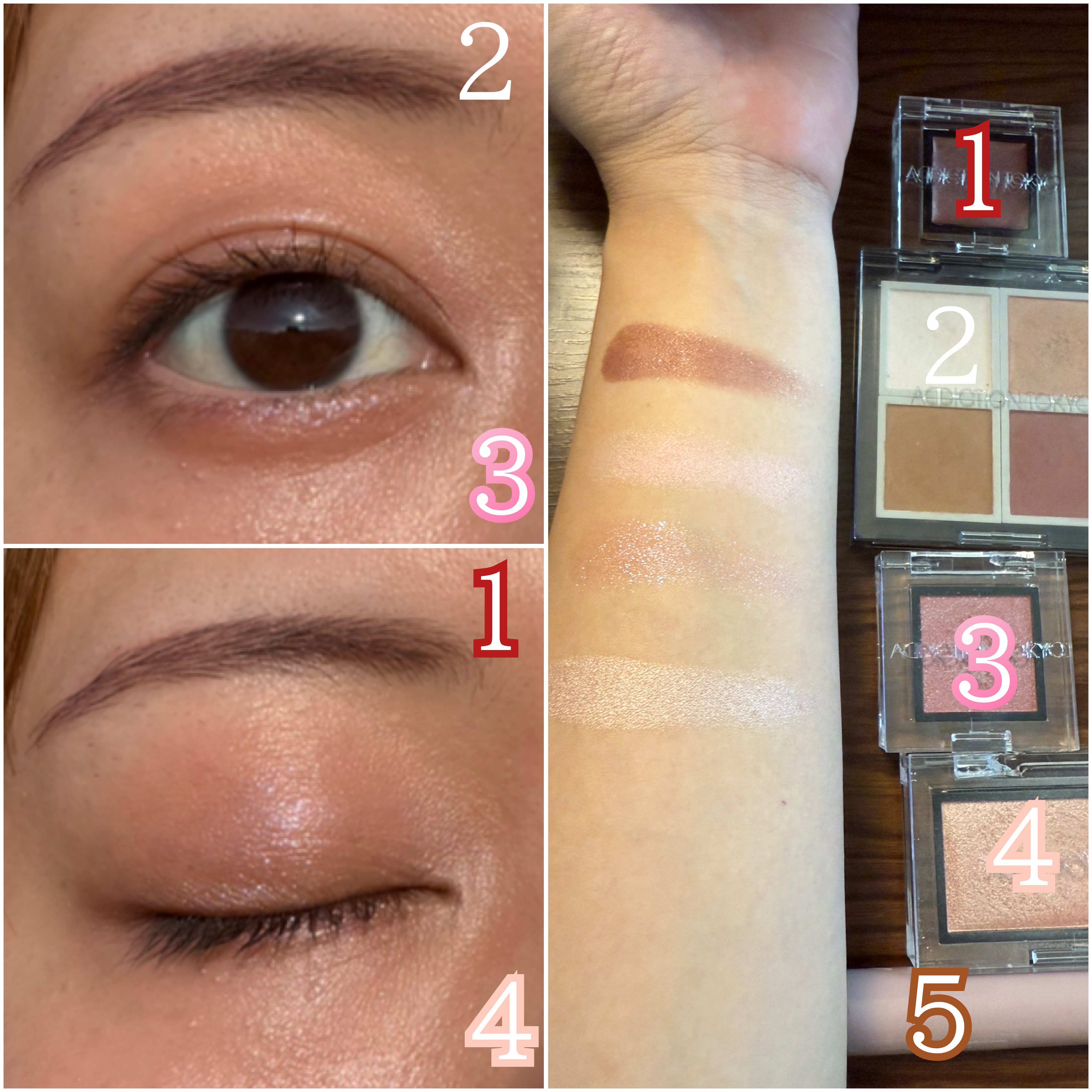 アディクション ザ シングル アイシャドウ ネイキッドシアー 002N Over the Cloud/ADDICTION/単色アイシャドウを使ったクチコミ（2枚目）