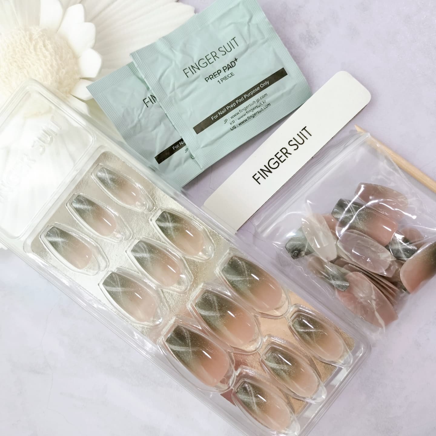 ネイルチップ(シールタイプ)/FINGER SUIT/ネイルチップ・パーツを使ったクチコミ（2枚目）