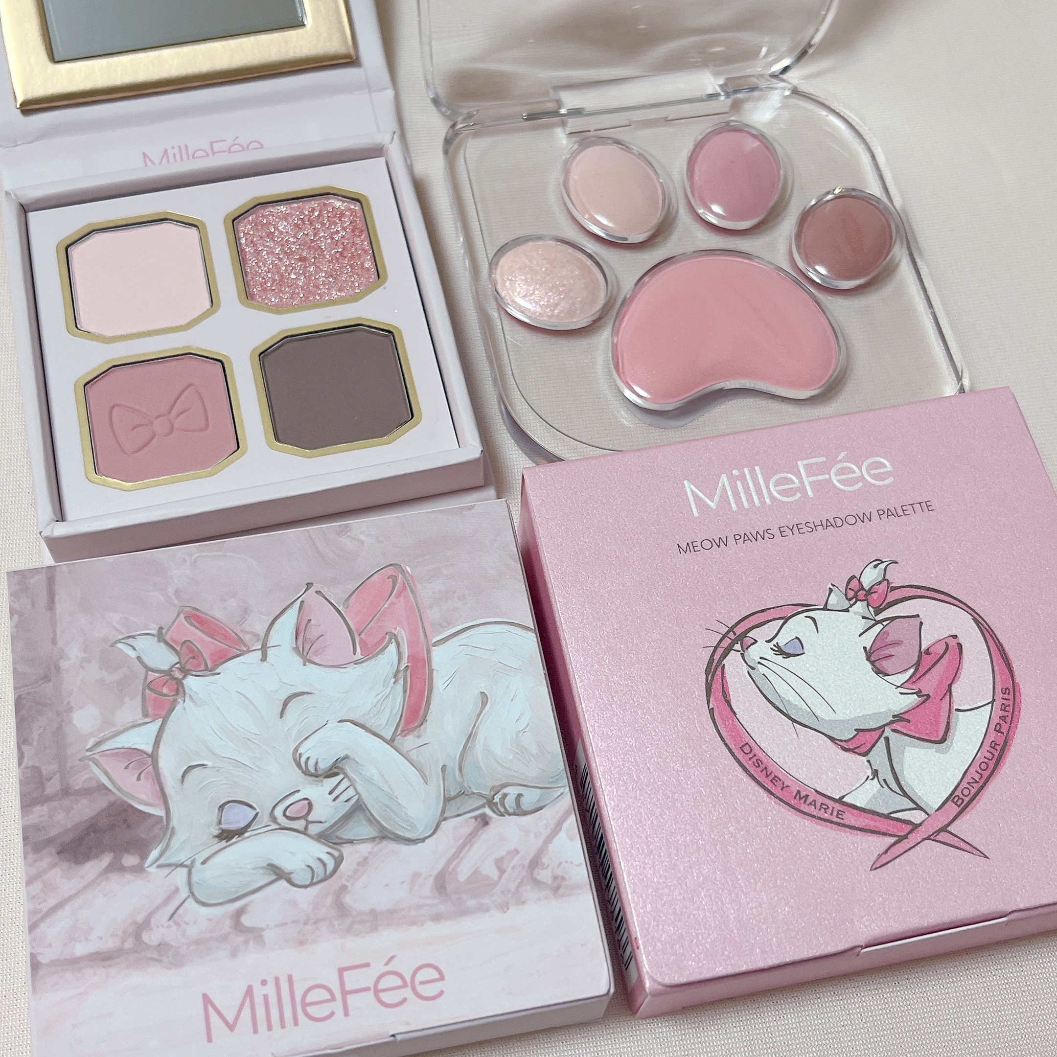 ミャオパウズアイシャドウパレット/MilleFée/アイシャドウパレットを使ったクチコミ（1枚目）