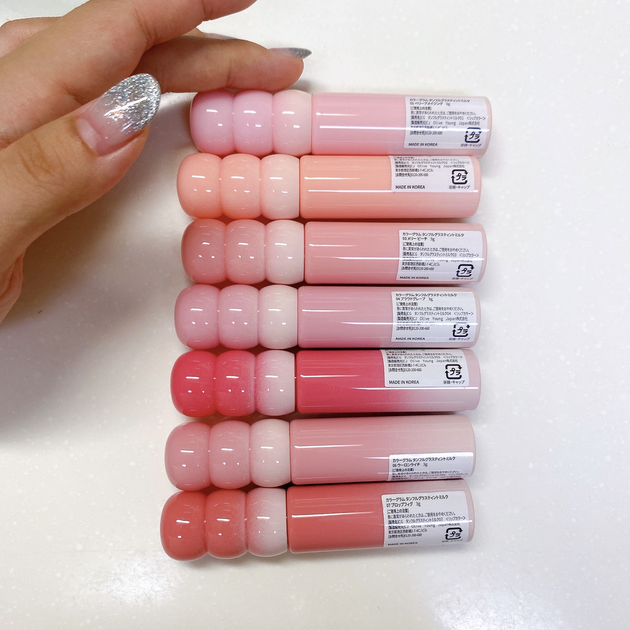 カラーグラム タンフルグラスティントミルク/Colorgram/リップティントを使ったクチコミ（2枚目）