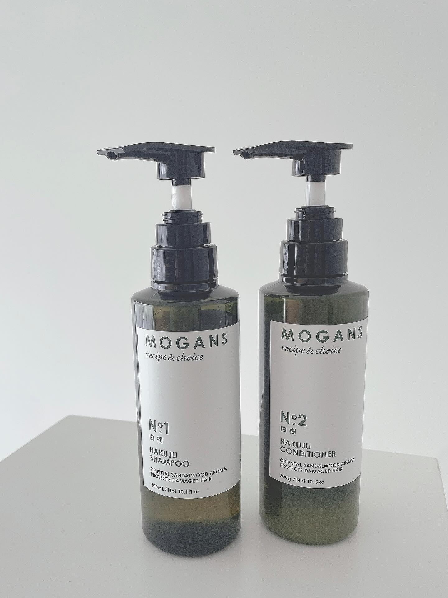 ノンシリコン アミノ酸 シャンプー/コンディショナー白樹（はくじゅ）/MOGANS/市販シャンプーを使ったクチコミ（1枚目）