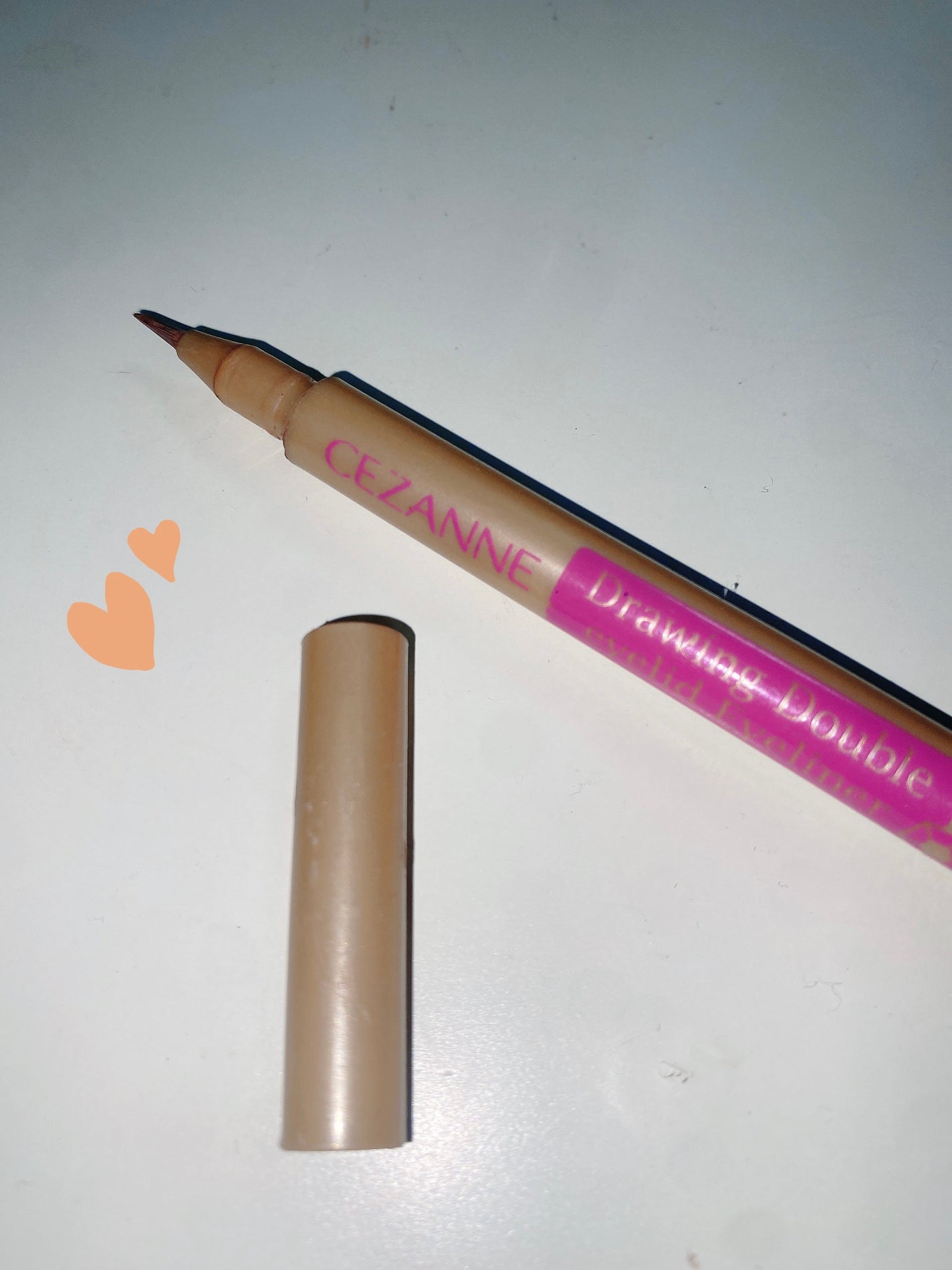 描くふたえアイライナー/CEZANNE/リキッドアイライナーを使ったクチコミ(1枚目)