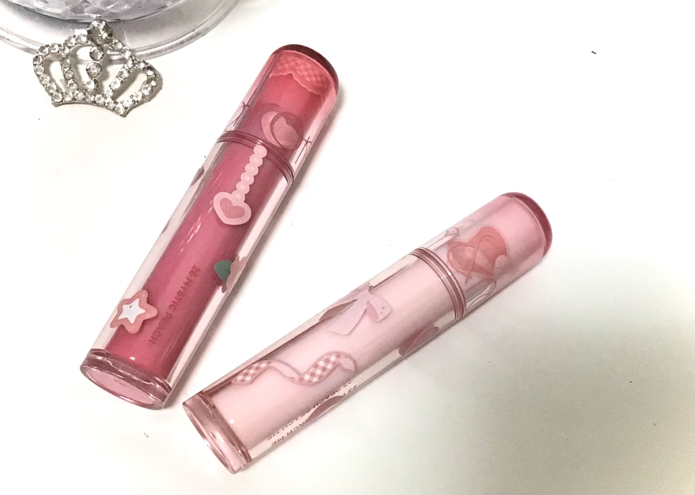 ザ ジューシーラスティングティント 26 ミスティックピーチ/rom&nd/リップティントを使ったクチコミ（1枚目）