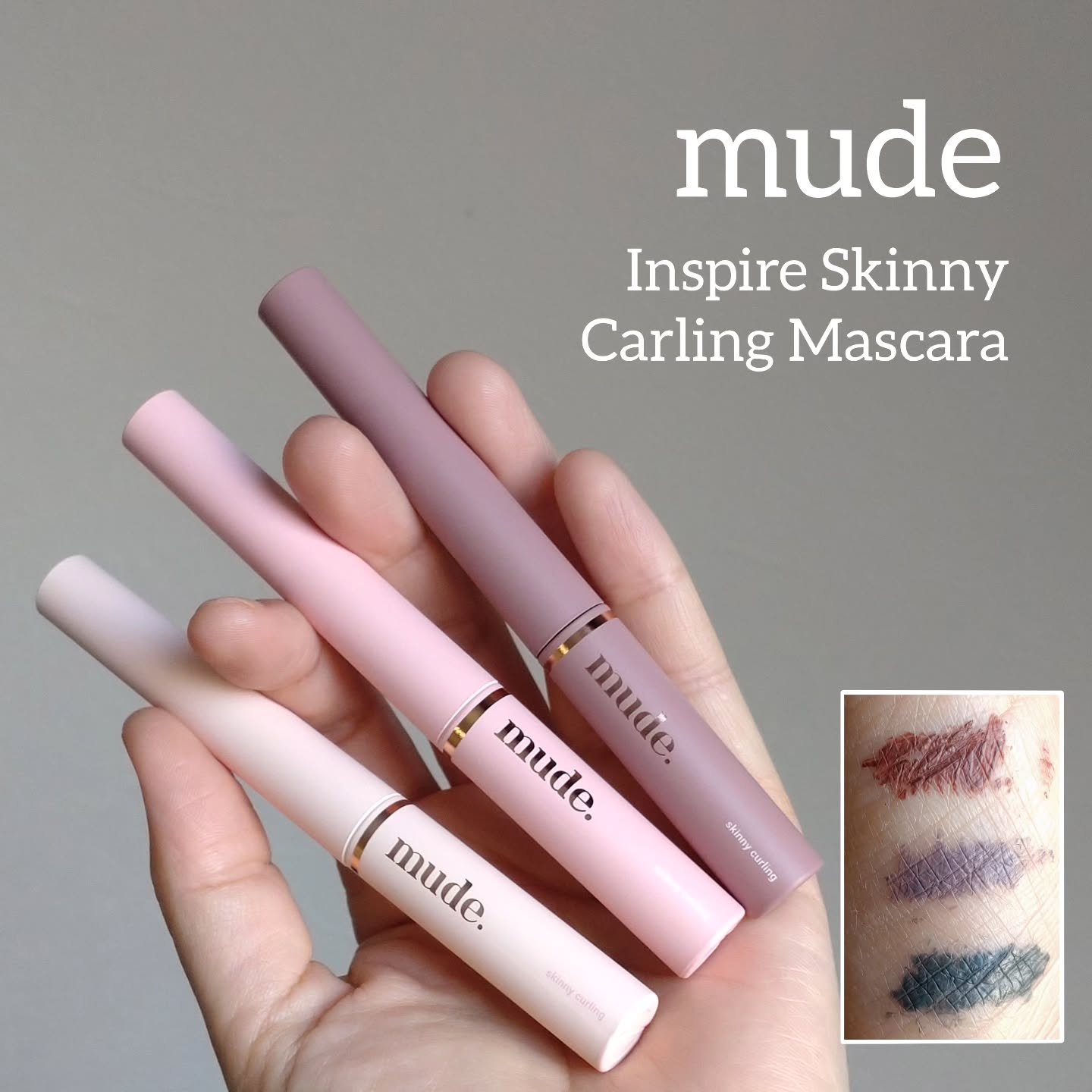 インスパイアスキニーカーリングマスカラ/mude/マスカラを使ったクチコミ（1枚目）