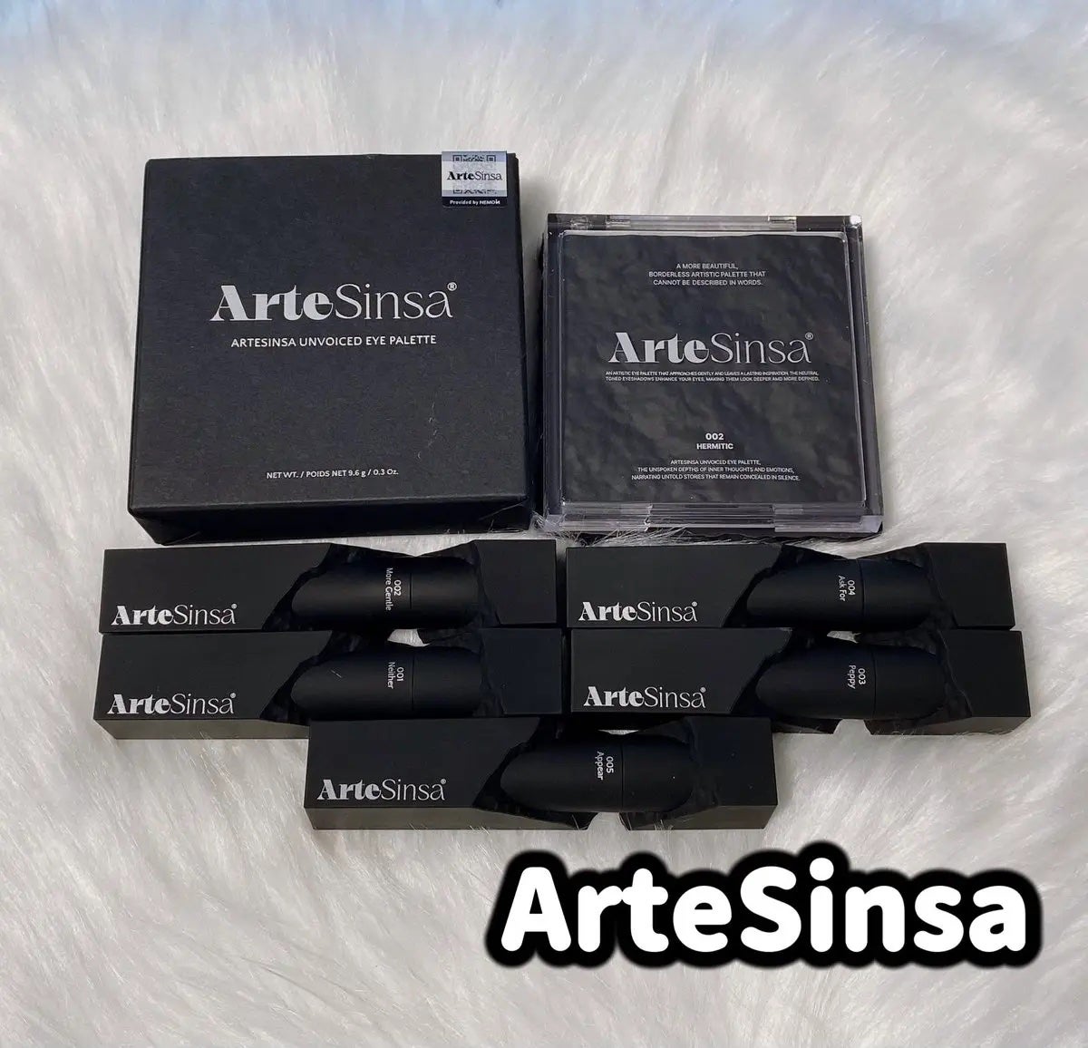 アンボイスドアイシャドウパレット/ArteSinsa/アイシャドウパレットを使ったクチコミ(1枚目)
