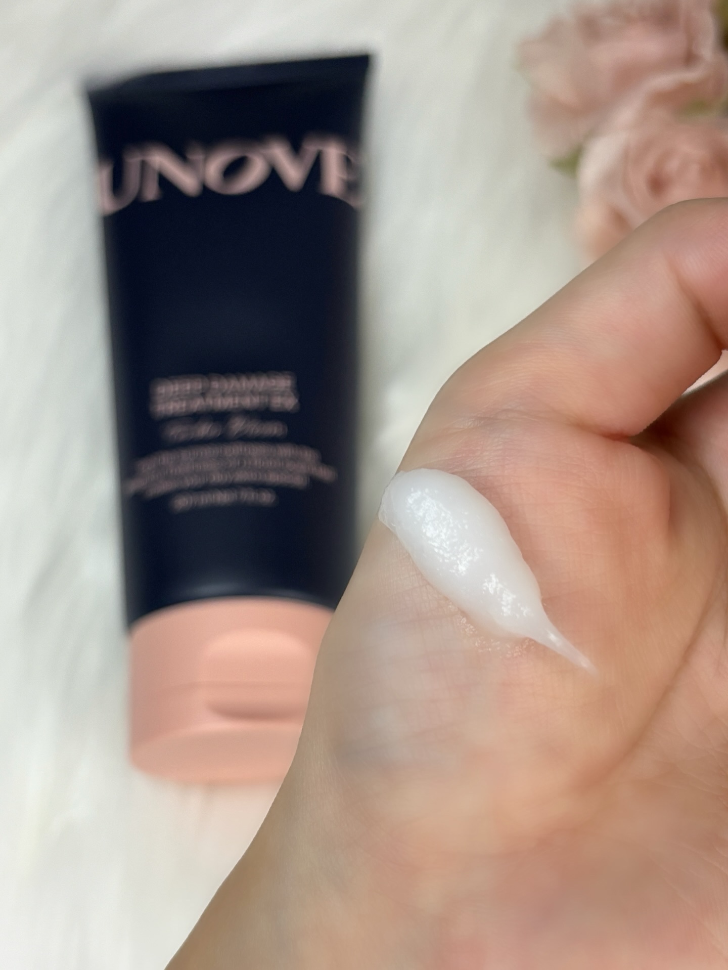 UNOVE ディープダメージトリートメントEX テンダーブルームの香り/UNOVE/洗い流すヘアトリートメントを使ったクチコミ（3枚目）