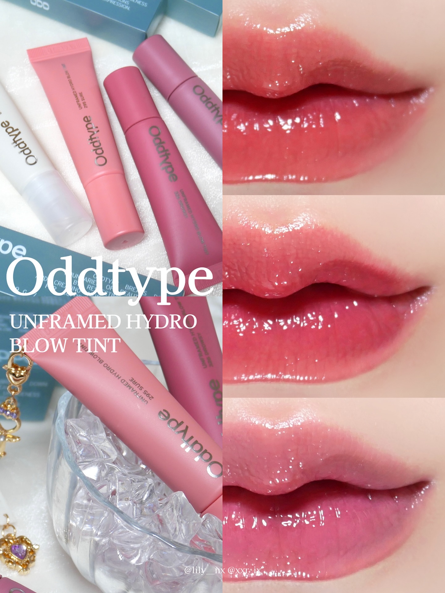 .
.
.
Oddtype
アンフレームドハイドロブロウティント

9/9発売の新作ティントリップ

ぷにぷにリアルフィンガーチップで
ふっくらとナチュラルなツヤ感仕上げ

リップスティックのような
透明感のあるツヤ感はそのままに、
密着力