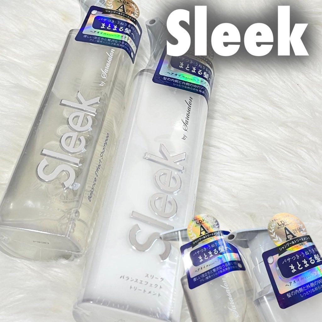 バランスエフェクトシャンプー/トリートメント/スリーク by サラサロン/市販シャンプーを使ったクチコミ(1枚目)