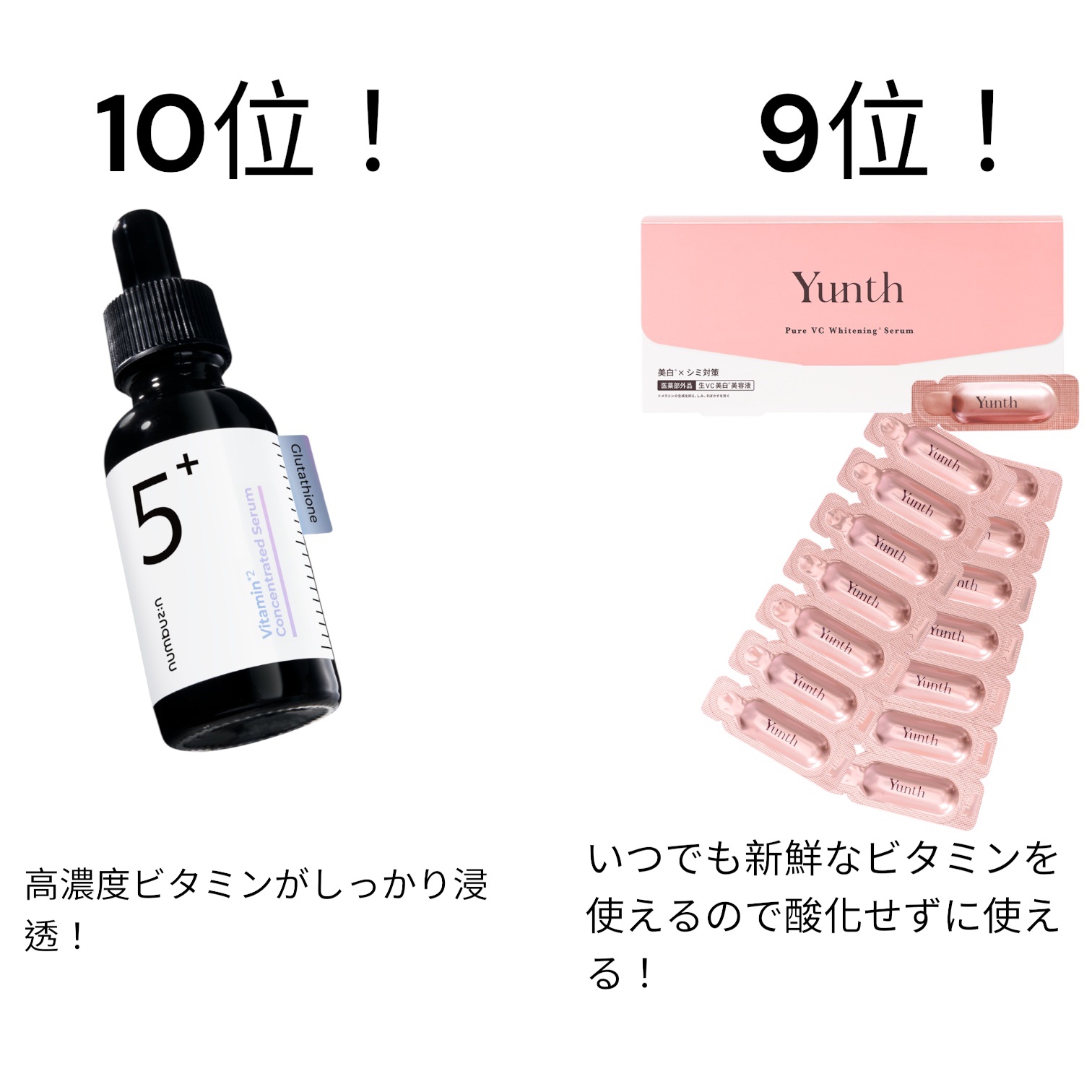 5番 白玉グルタチオンＣ美容液/numbuzin/美容液を使ったクチコミ（3枚目）