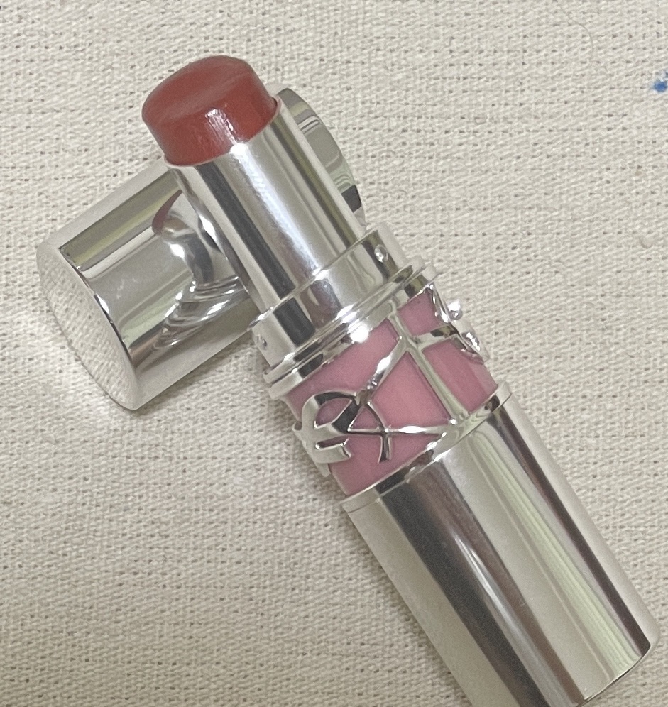 YSL ラブシャイン リップスティック 80	GLOWING LAVA	 グロウイング ラヴァ/YVES SAINT LAURENT BEAUTE/口紅を使ったクチコミ（1枚目）