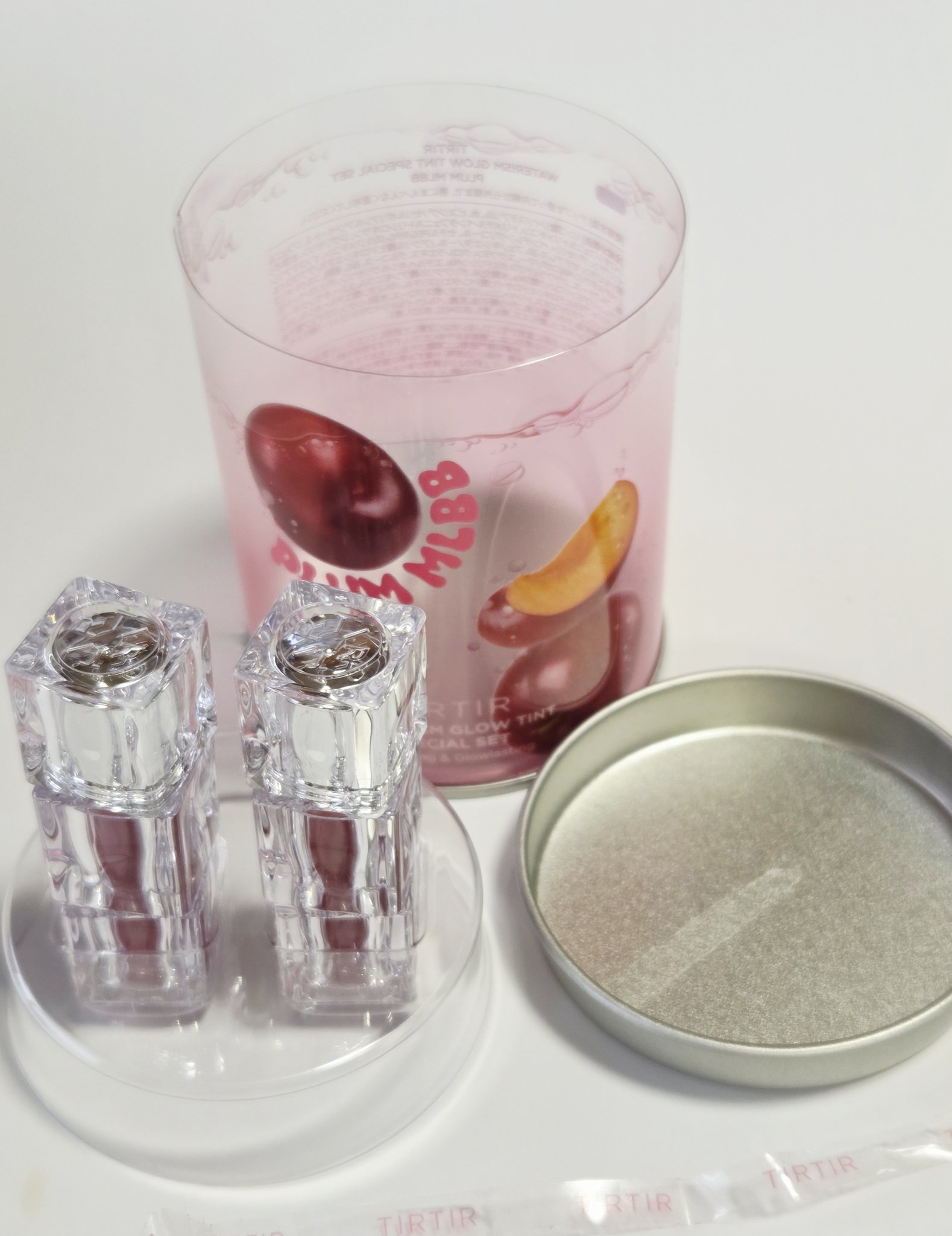 WATERISM GLOW TINT MINI SPECIAL SET PLUM MLBB/TIRTIR(ティルティル)/メイクアップキットを使ったクチコミ（2枚目）