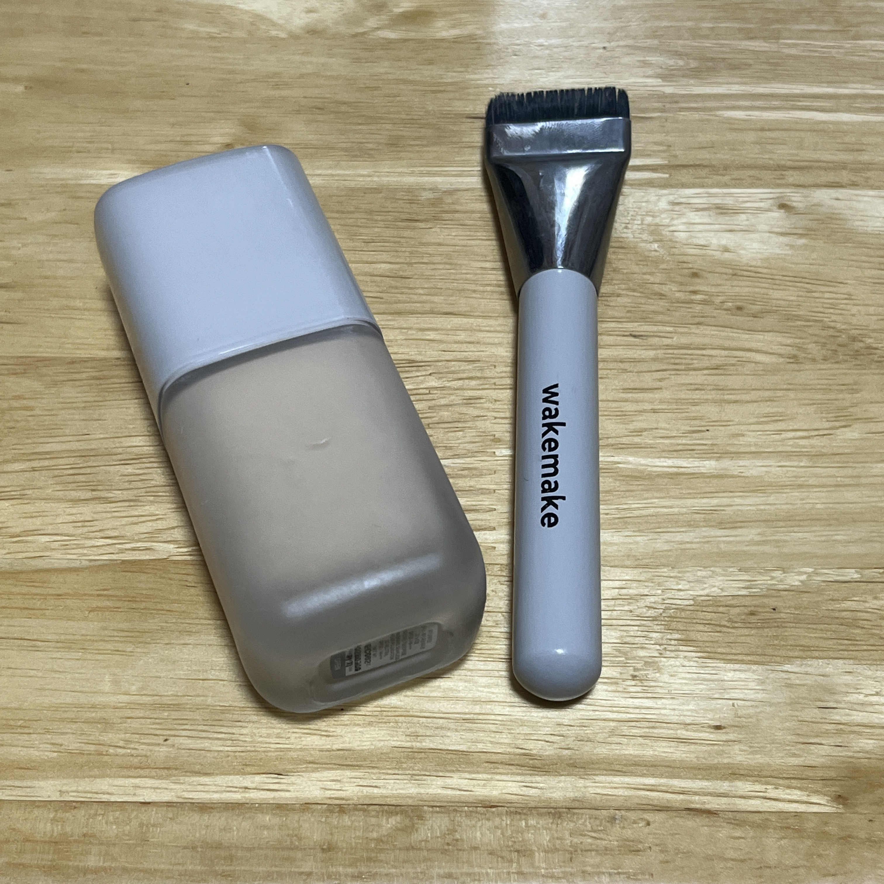 Spatula Wide Foundation Brush/wakemake/メイクブラシを使ったクチコミ（1枚目）