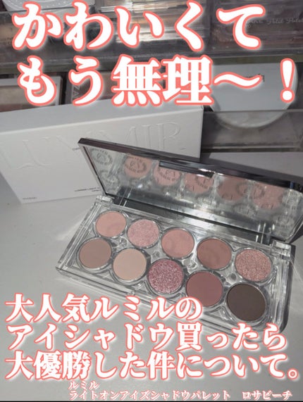 ライトオンアイズシャドウパレット/ルミル/アイシャドウパレットを使ったクチコミ(1枚目)