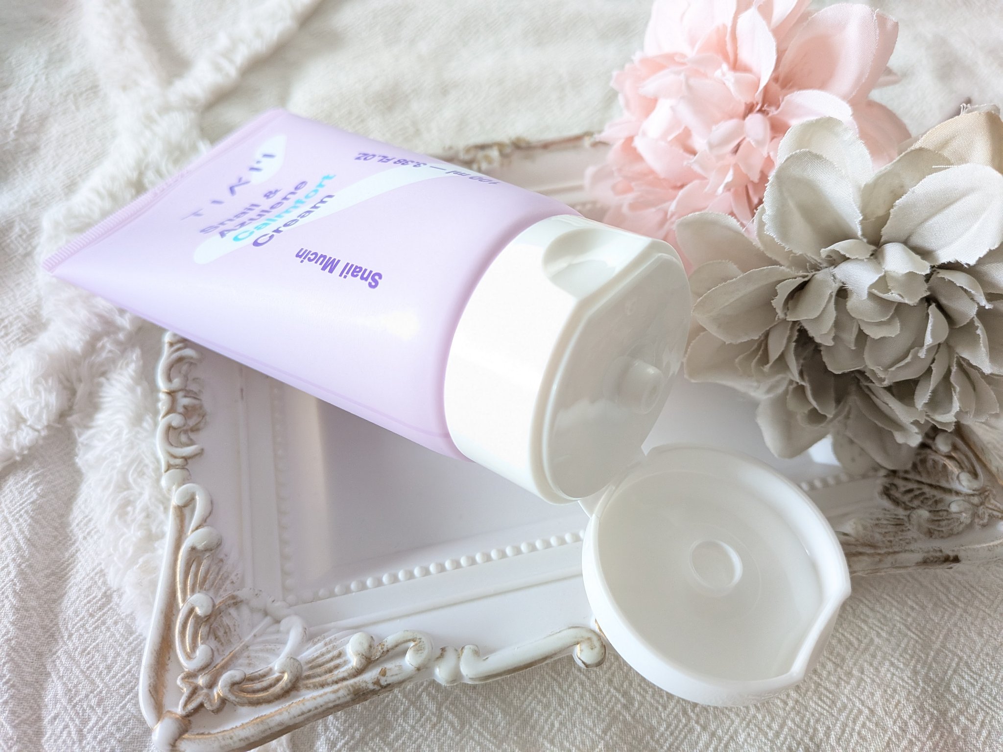 Snail&Azlene カームフォートクリーム/TIAM/フェイスクリームを使ったクチコミ（3枚目）