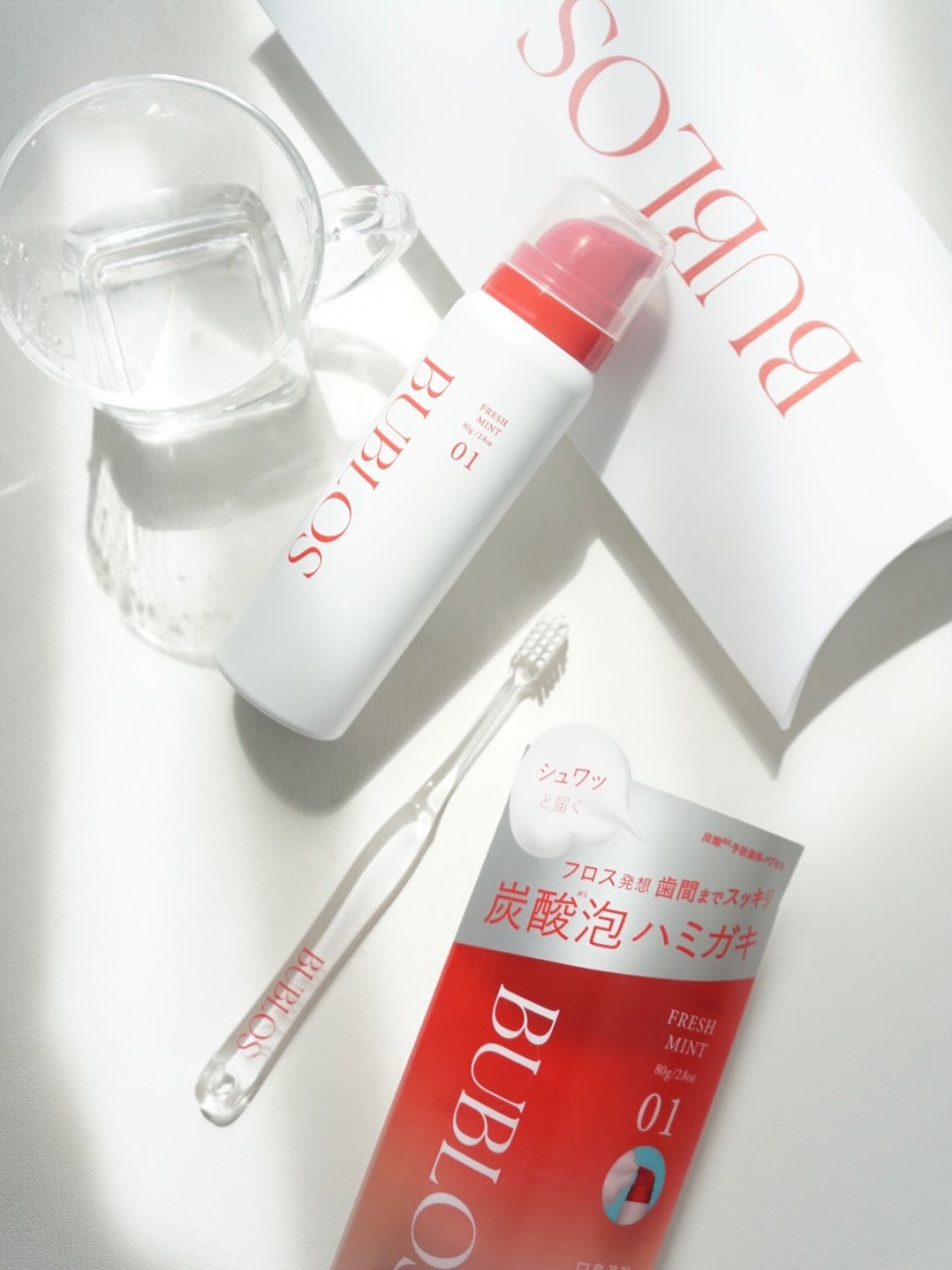 バブロス　炭酸泡ハミガキ/BUBLOS/歯磨き粉を使ったクチコミ（1枚目）