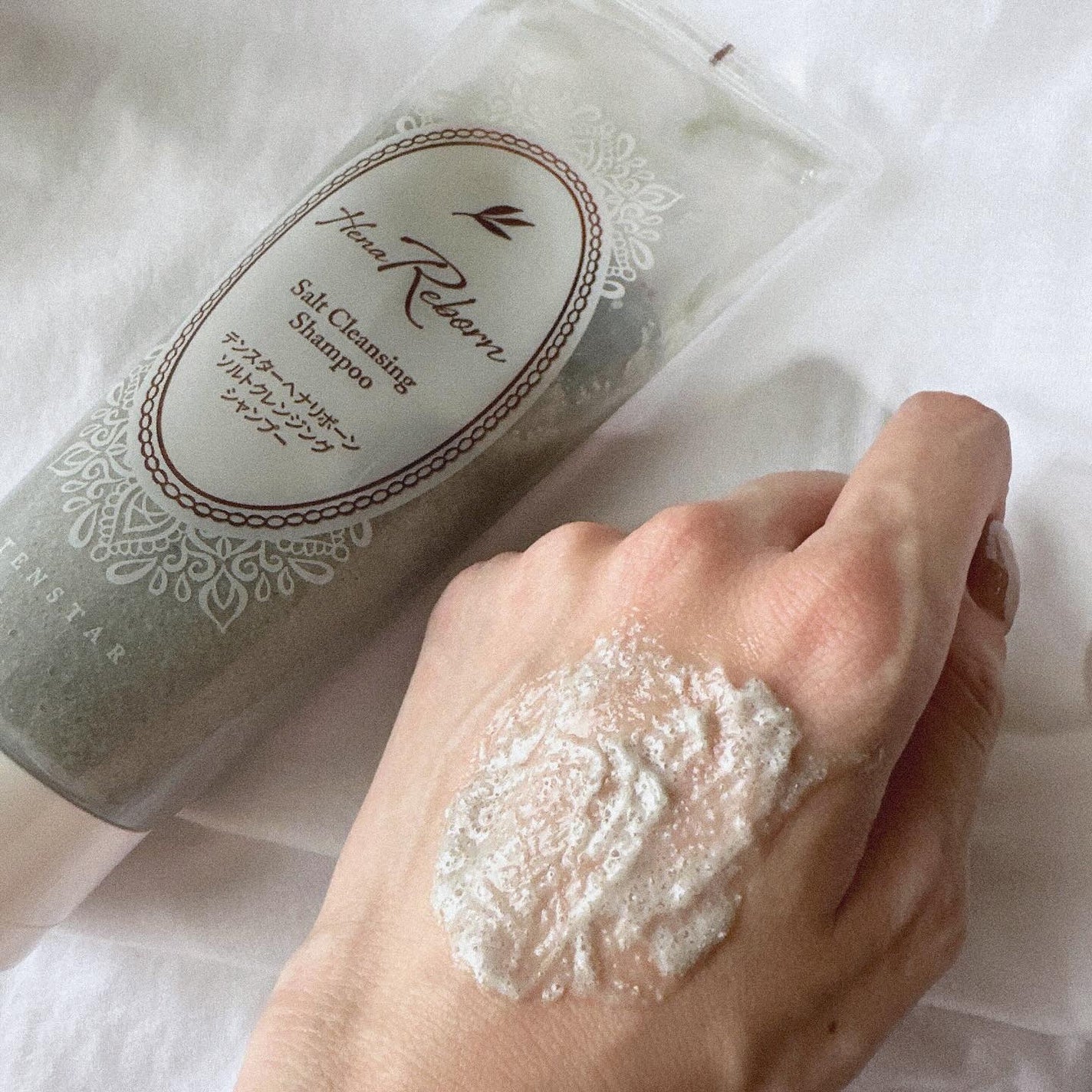 テンスターHenaReborn ソルトクレンジングシャンプー/テンスターHenaReborn/市販シャンプーを使ったクチコミ(3枚目)