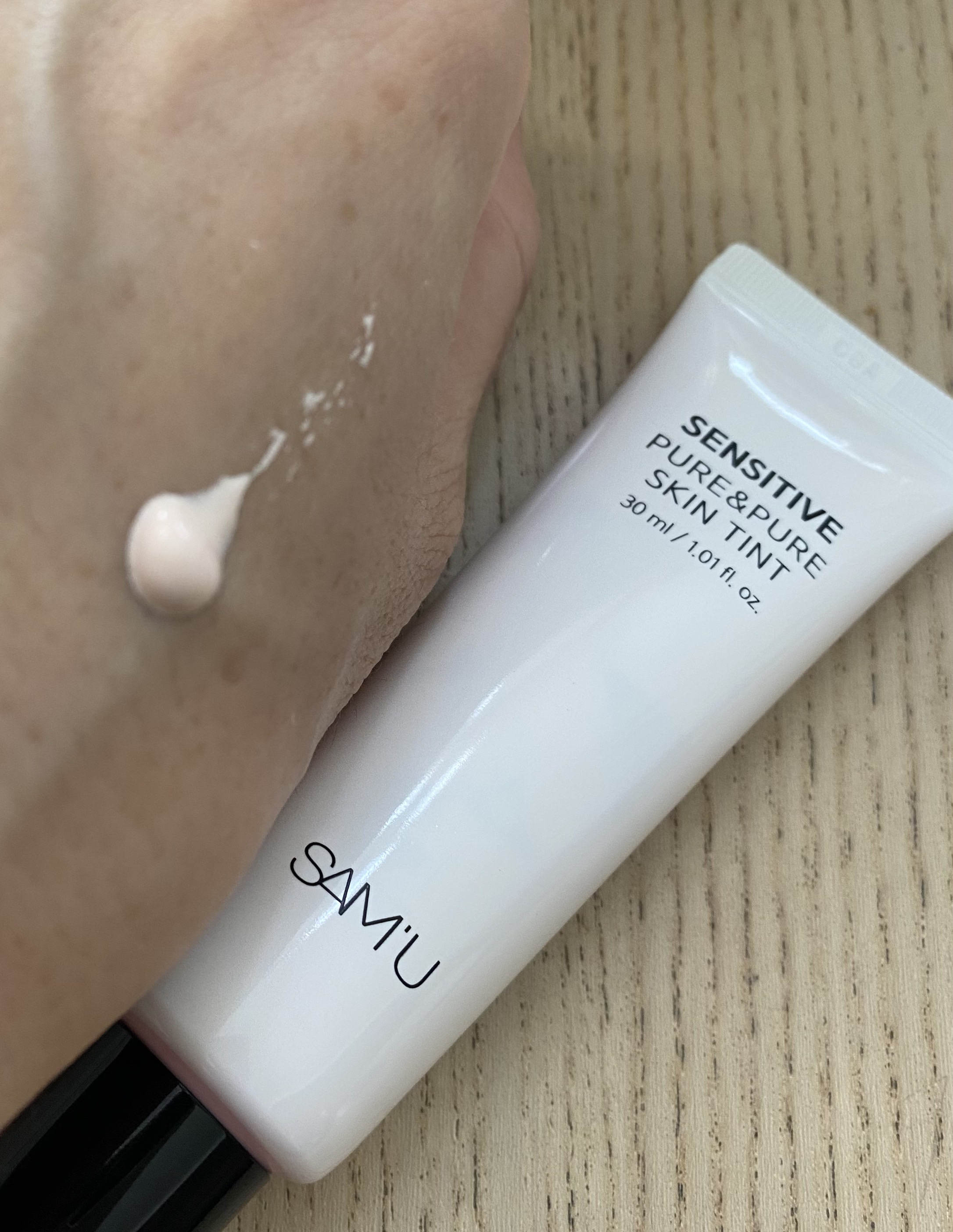 センシティブピュア＆ピュアスキンティント/SAM'U/化粧下地を使ったクチコミ（1枚目）