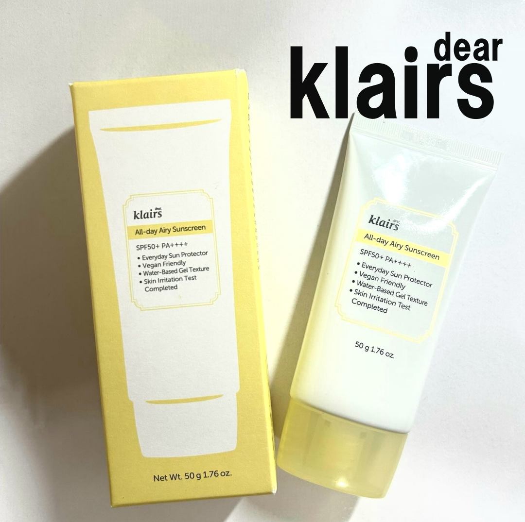 All-day エアリーサンスクリーン50g/Klairs/日焼け止めクリームを使ったクチコミ（1枚目）