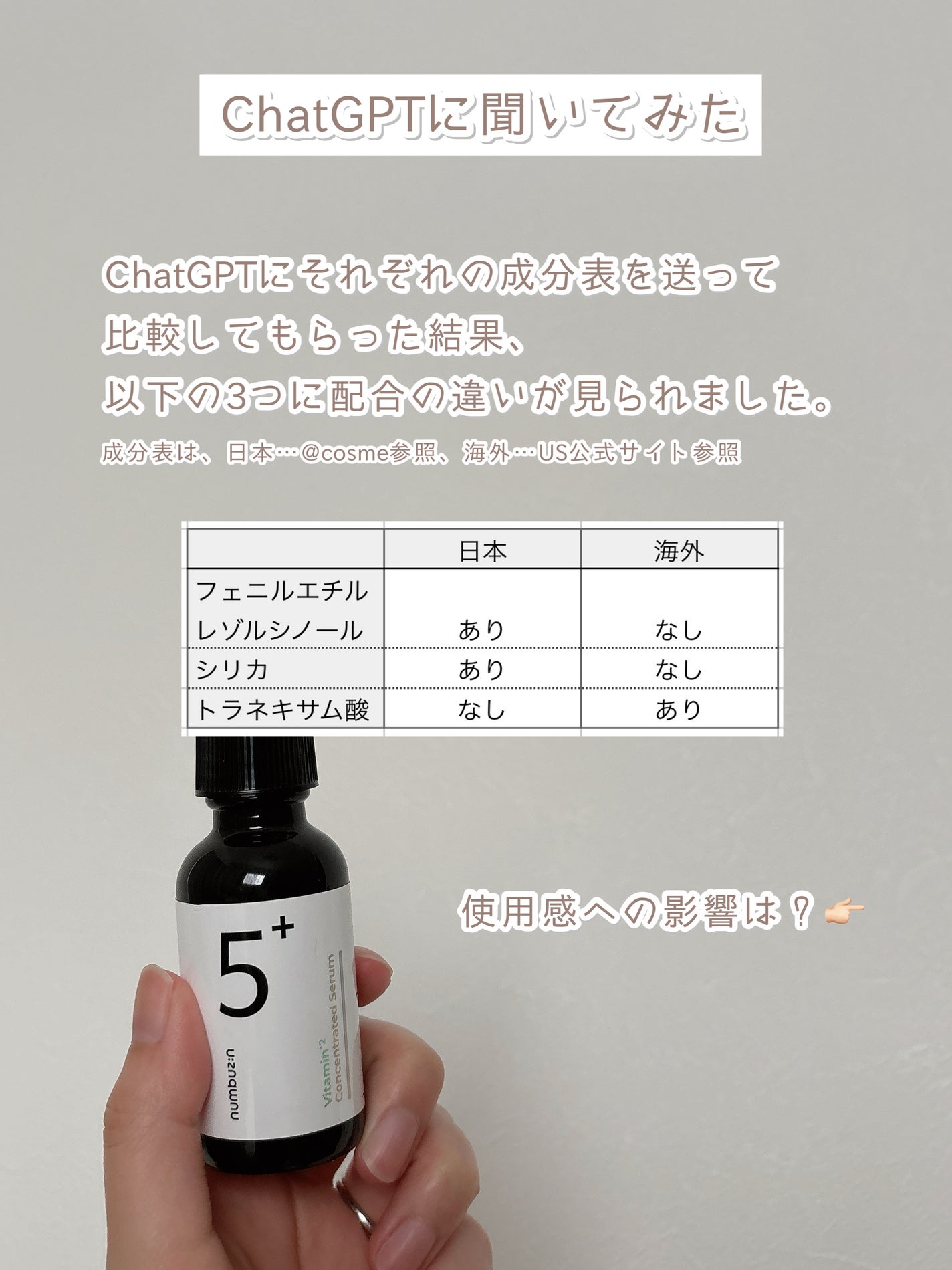 5番 白玉グルタチオンC美容液/numbuzin/美容液を使ったクチコミ(3枚目)