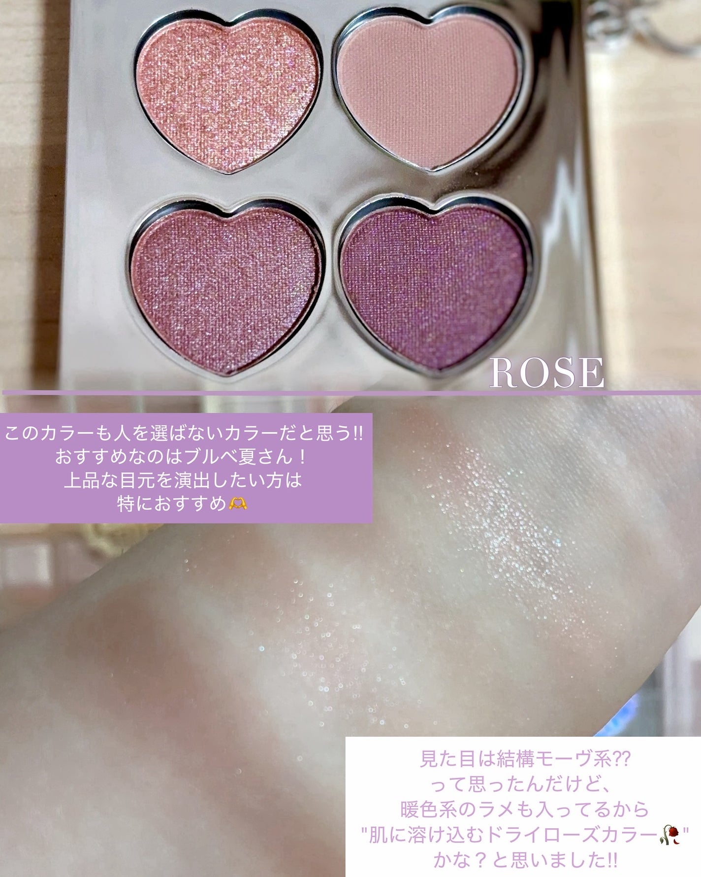 ミニアイシャドウパレット/and us/アイシャドウパレットを使ったクチコミ(9枚目)